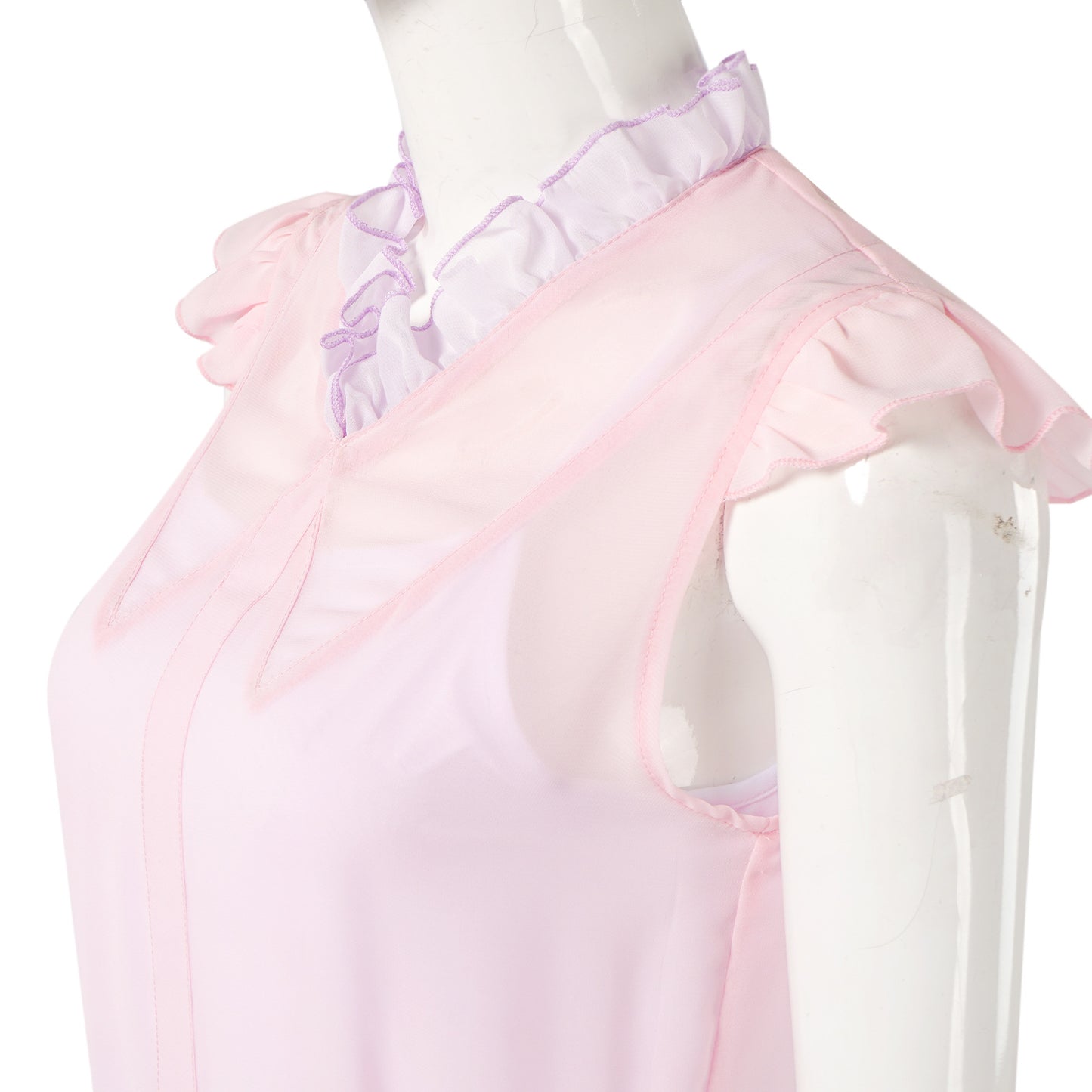 Glinda Pink Dress Women Witch Cosplay Costume Set
