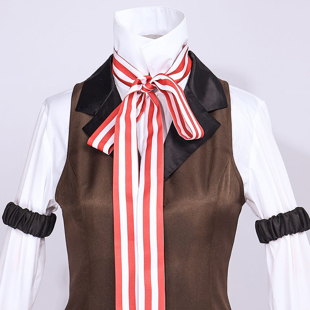 Adult Grell Sutcliff Costume Grim Reaper Grelle Cosplay Outfit Red Uniform with Accessories Full Set