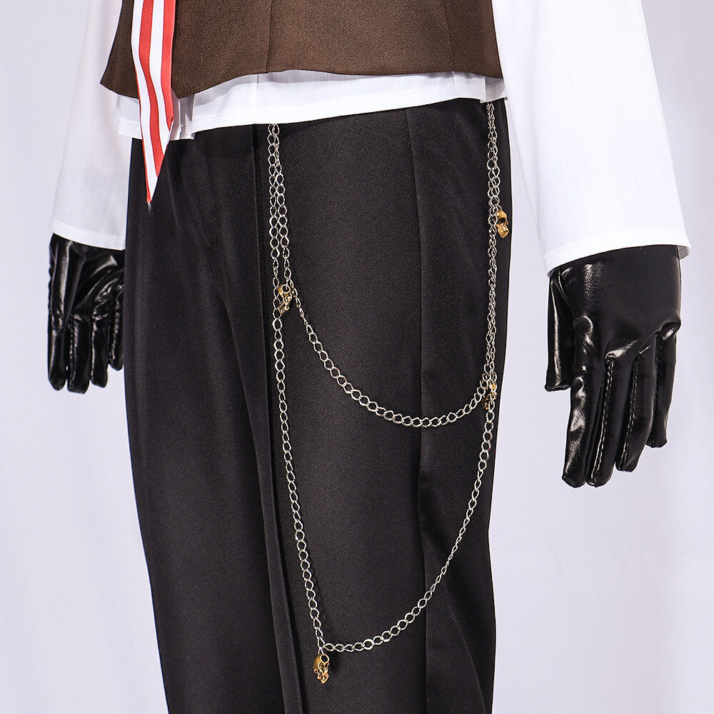 Adult Grell Sutcliff Costume Grim Reaper Grelle Cosplay Outfit Red Uniform with Accessories Full Set
