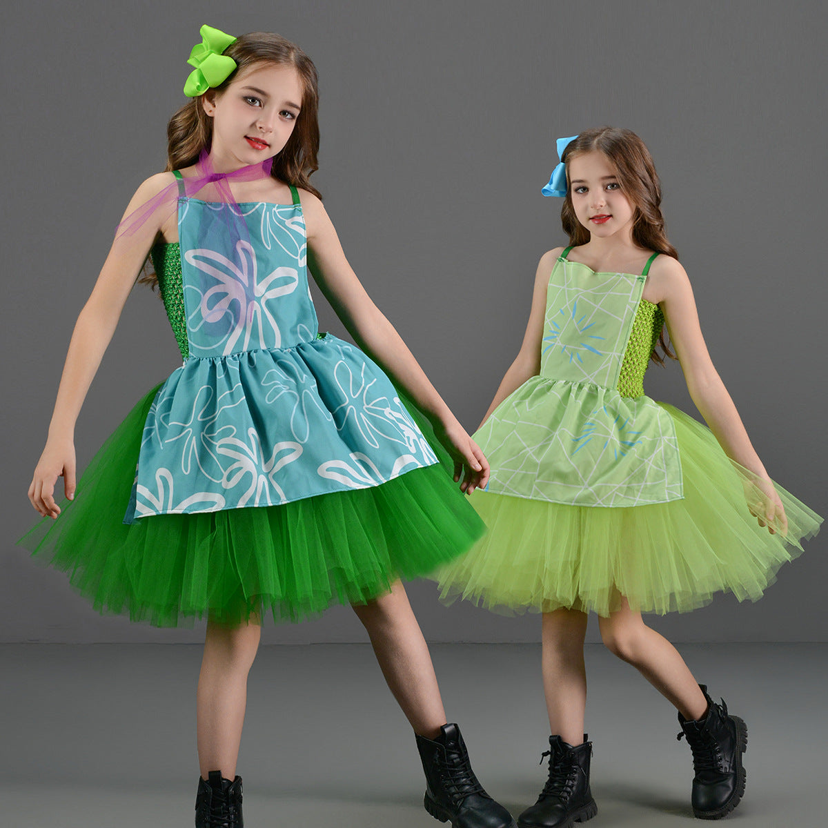 Kids Inside Joy Costume Disgust Dress Anger Tutu Dress Sadness Dress Halloween Costumes