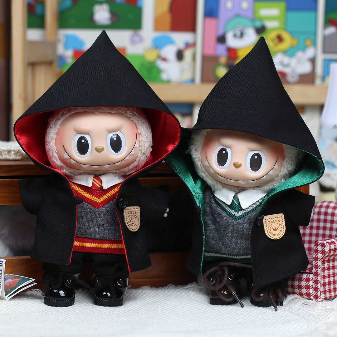 6.7in Labubu Clothes 2 Piece in Bundle Cute Couple Plush Doll Outfits Accessories