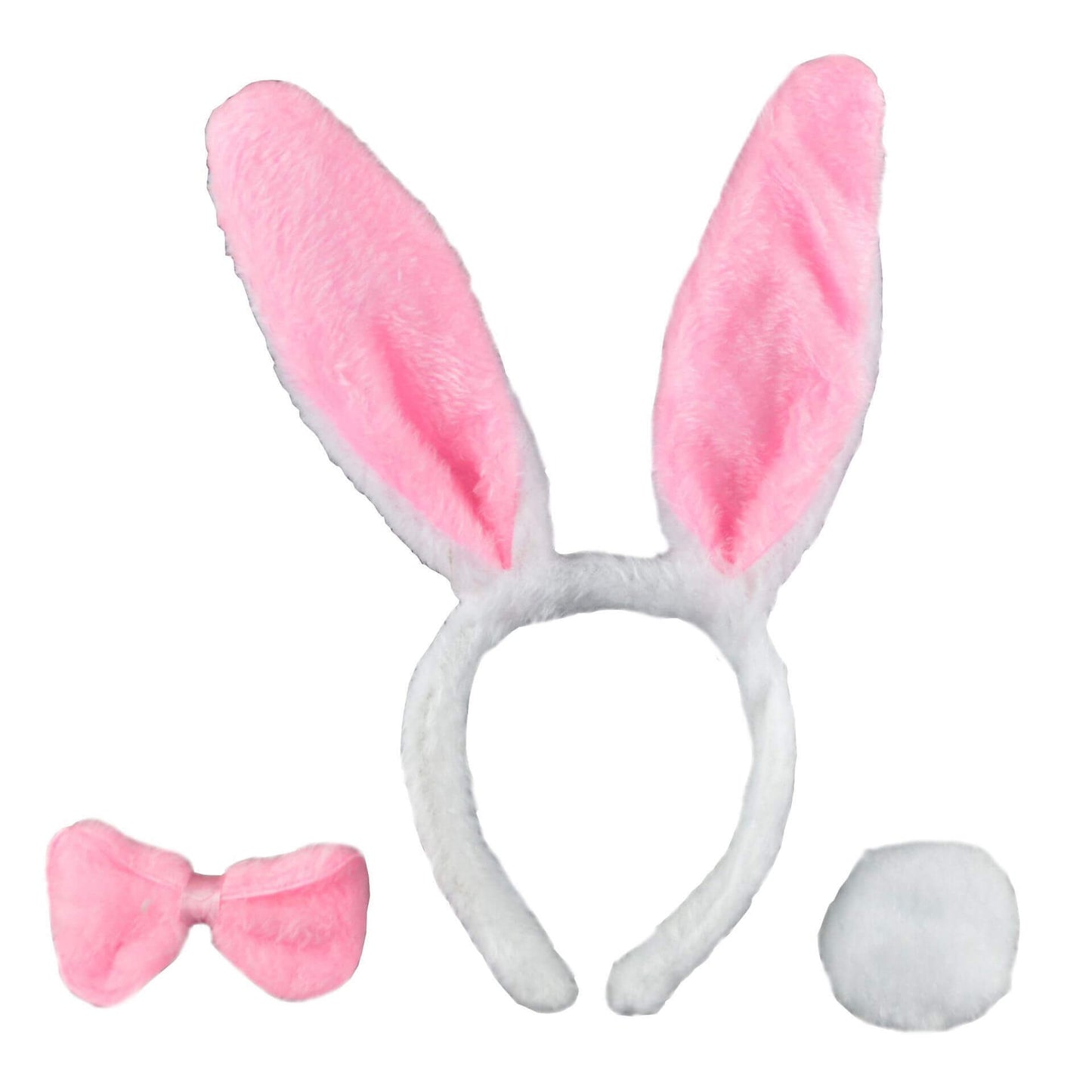 Girls Bunny Outfit Easter Rabbit Tutu Dress 4pcs Set Kids Fancy Easter Outfit with Accessories for Kids
