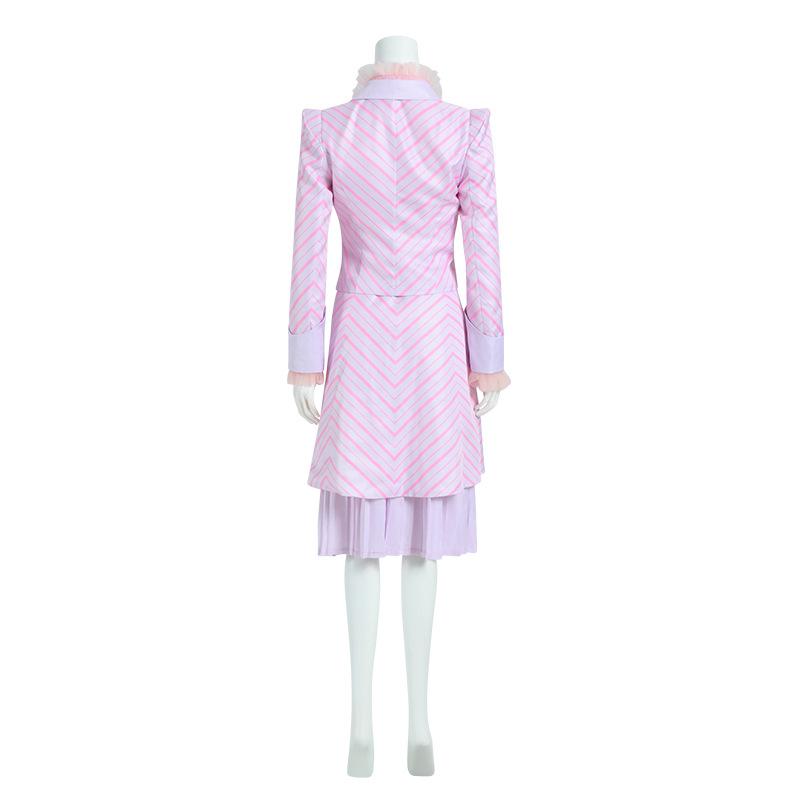 Wicked Movie Glinda Costume The Good Witch Costume Coat Shirt Dress Set