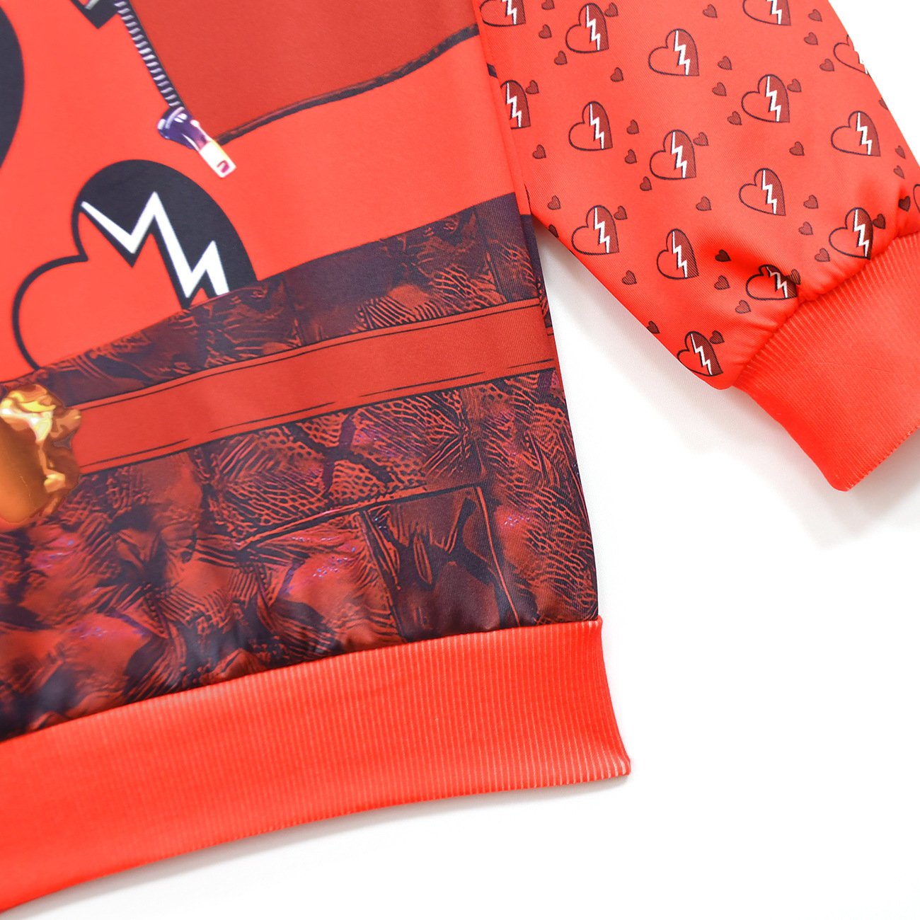 Ensemble sweat à capuche et pantalon rouges Princesse pour enfants La montée du survêtement à capuche rouge pour un usage quotidien