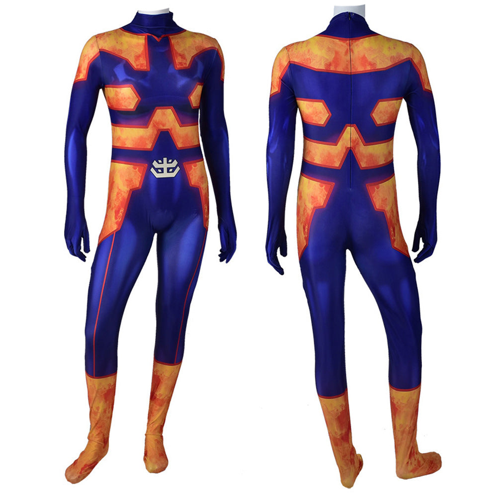 Kids Teens Endeavor Cosplay Costume Hero Jumpsuit for Dress Up and Halloween