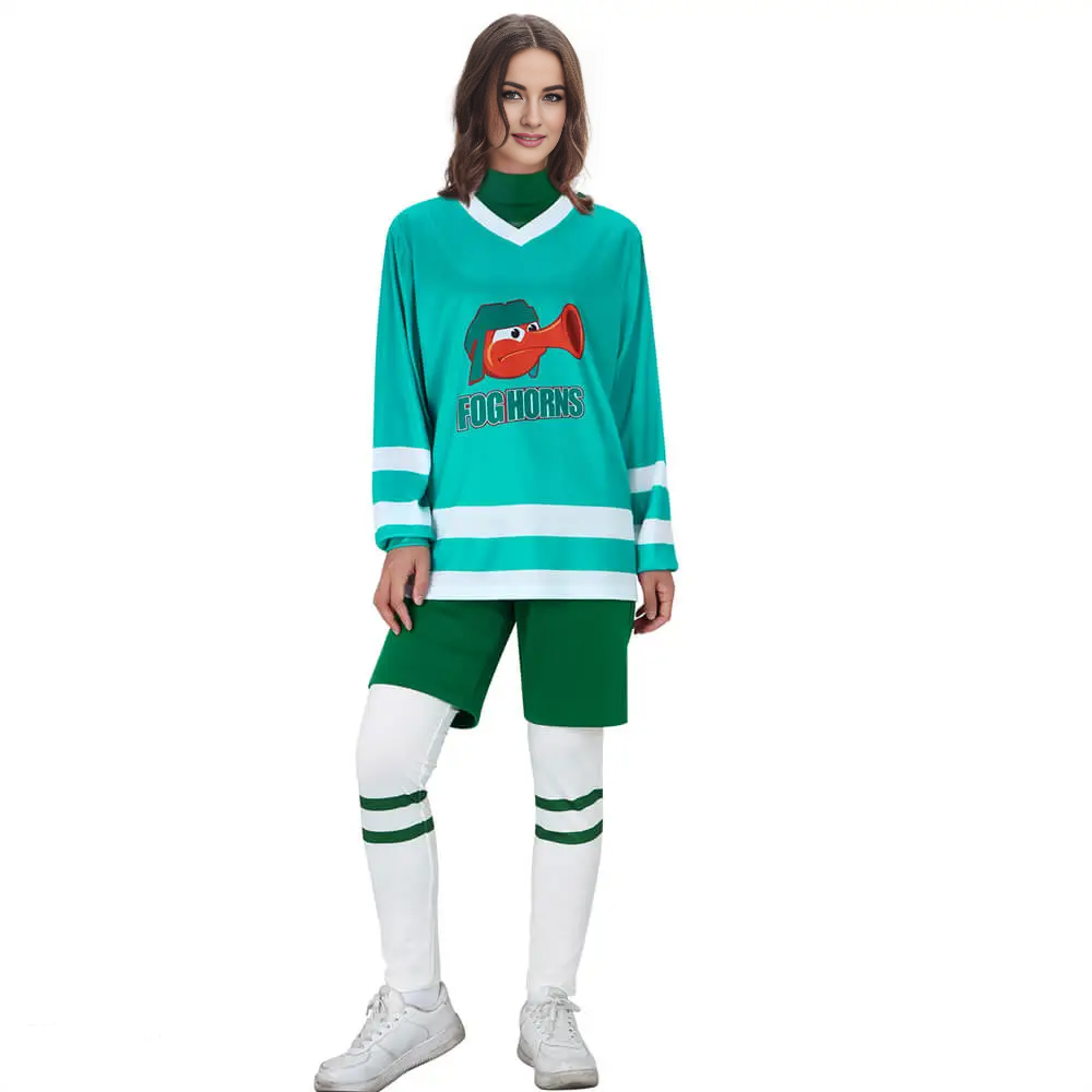 Inside Out 2 Riley Andersen Costume Ice Hockey Long Sleeve Shirt Fog Horns Sweatshirt