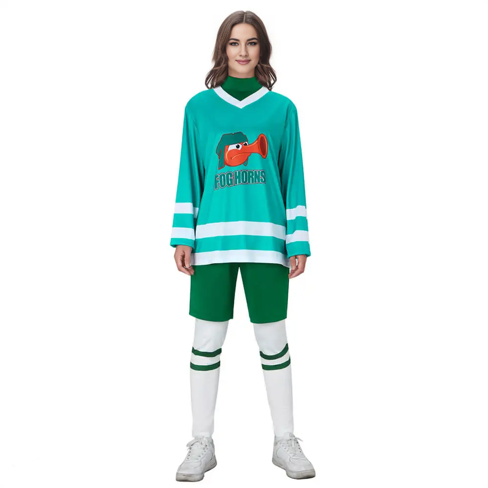 Inside Out 2 Riley Andersen Costume Ice Hockey Long Sleeve Shirt Fog Horns Sweatshirt
