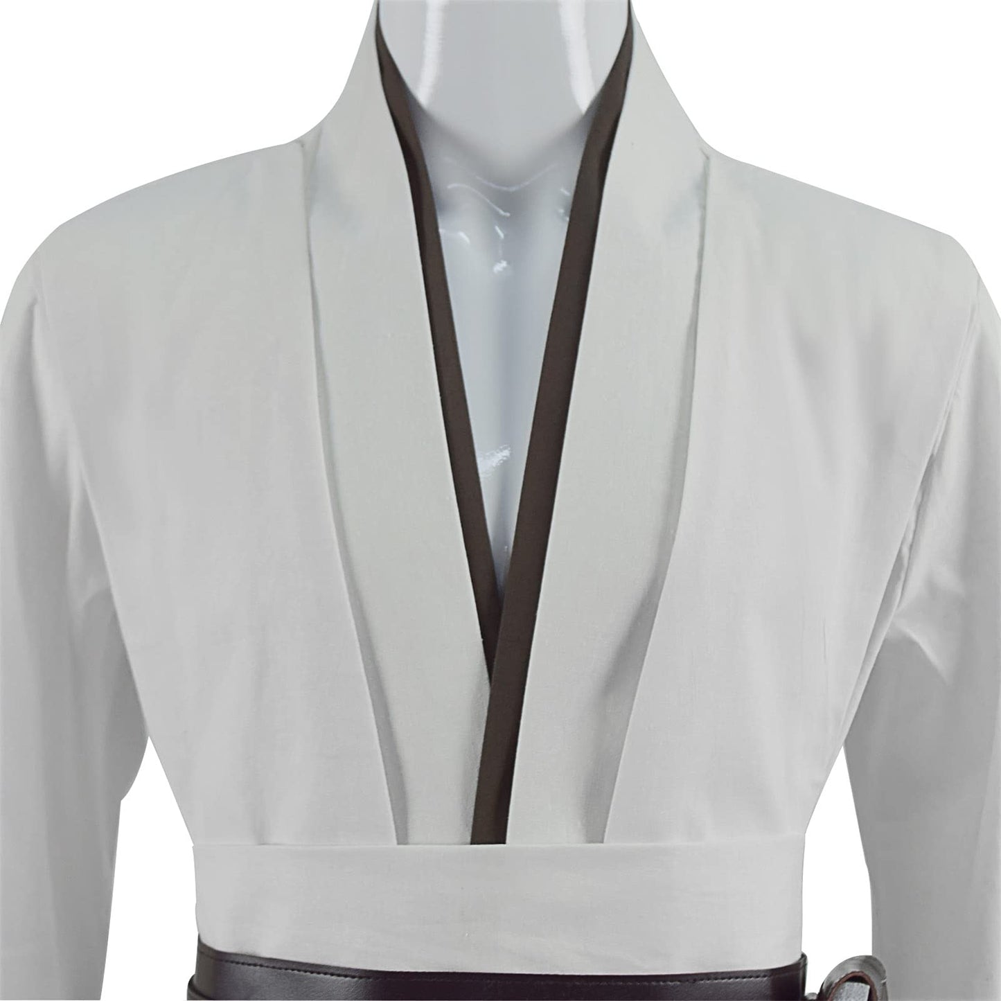 Adult Jedi Robe Obi Wan Kenobi Tunic Cosplay Uniform Hooded Cloak Full Jedi Costume