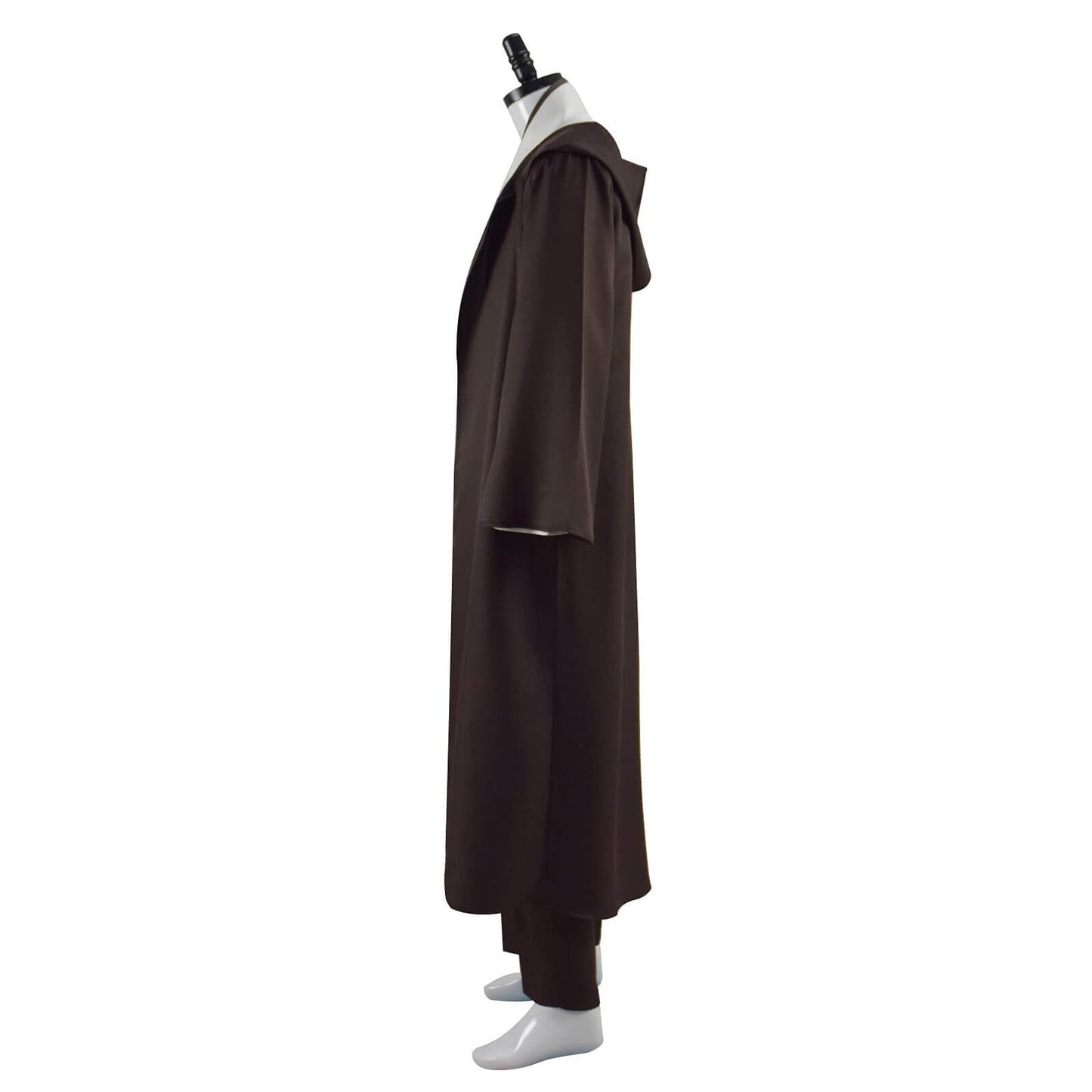 Adult Jedi Robe Obi Wan Kenobi Tunic Cosplay Uniform Hooded Cloak Full Jedi Costume