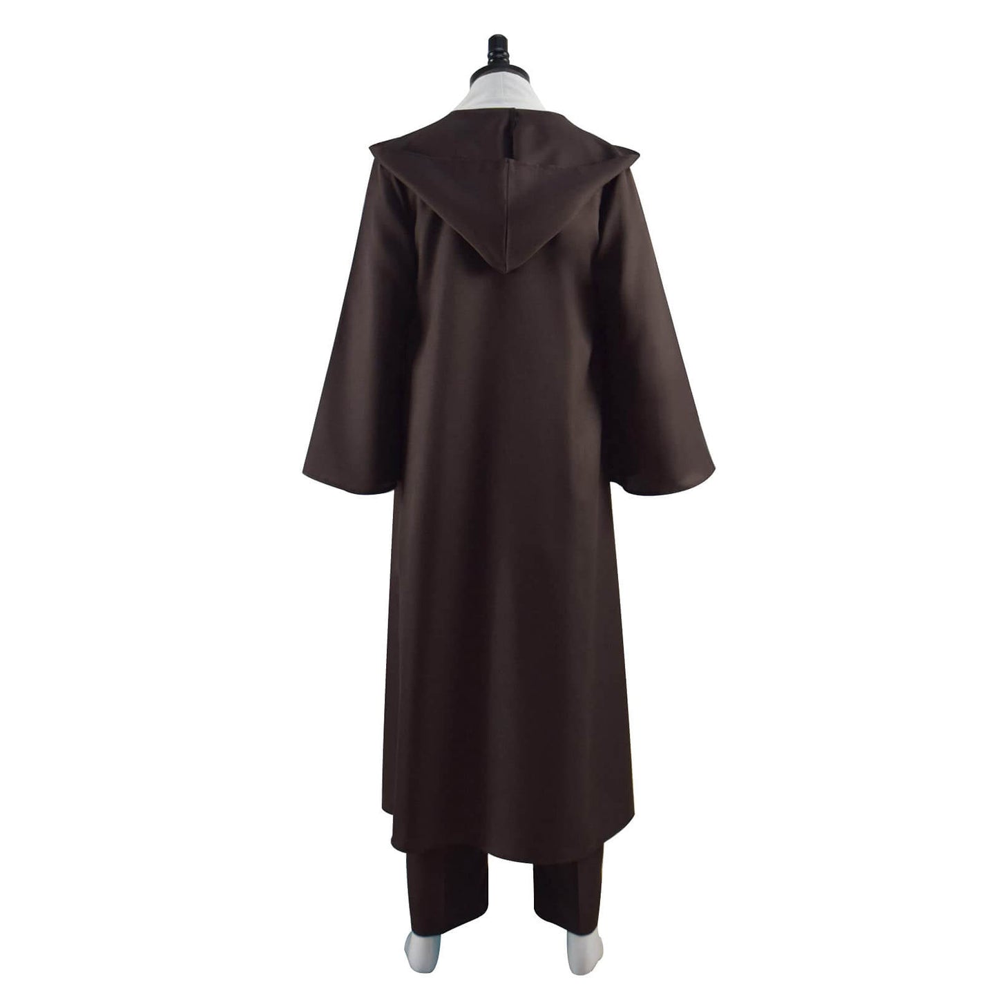 Adult Jedi Robe Obi Wan Kenobi Tunic Cosplay Uniform Hooded Cloak Full Jedi Costume