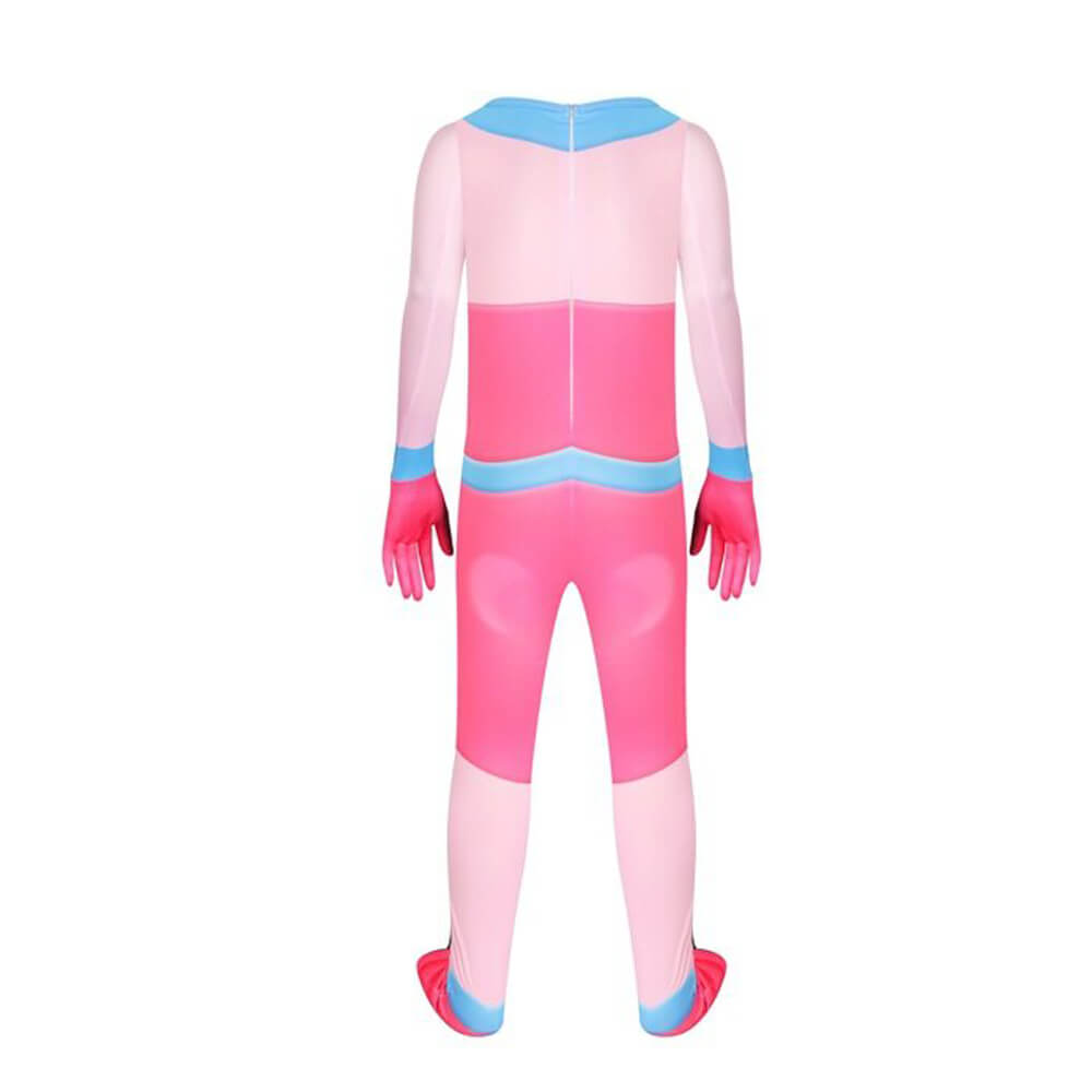 Kids Mommy Long Legs Costume Mom Hagi Wagi Jumpsuit and Helmet 2pcs Suit for Cosplay