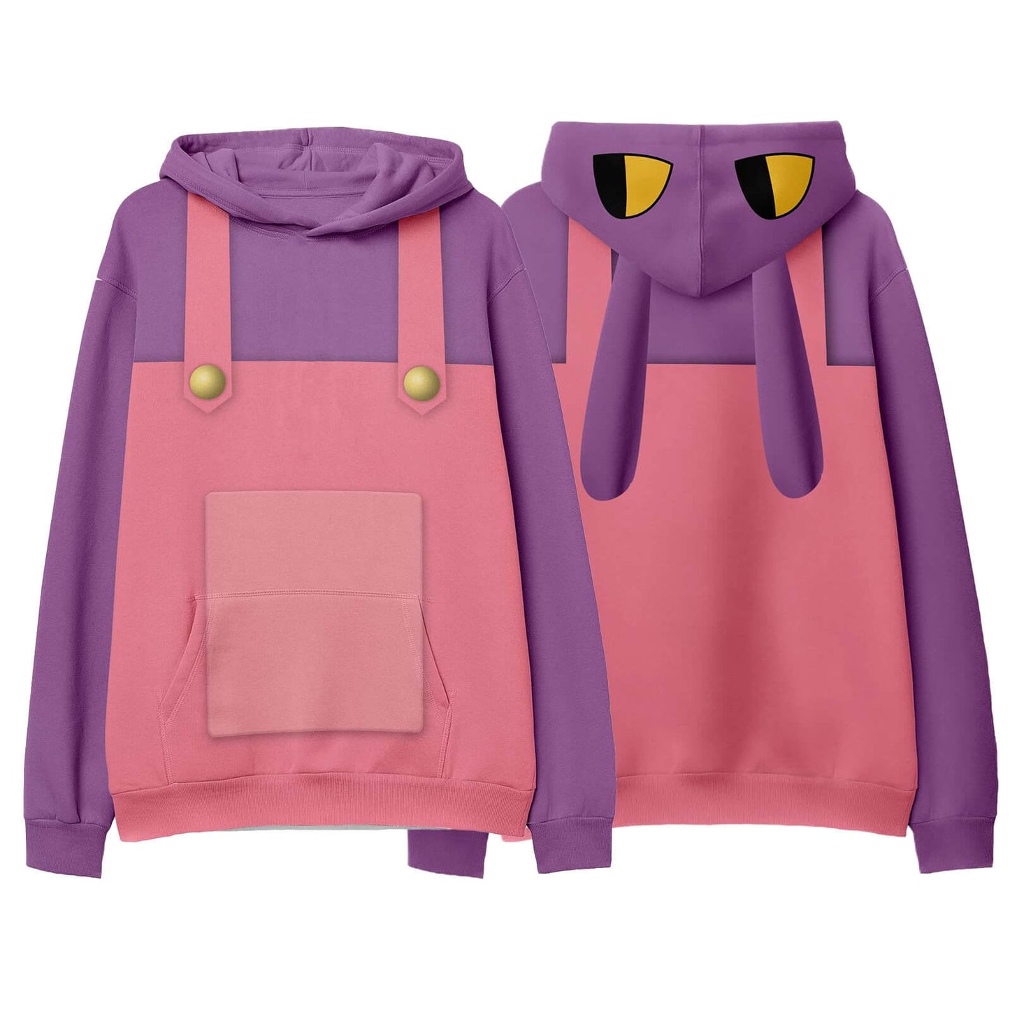 Adult Jax Hoodie Rabbit Jax Long Ear Sweatshirt with Plus Size for Women Men