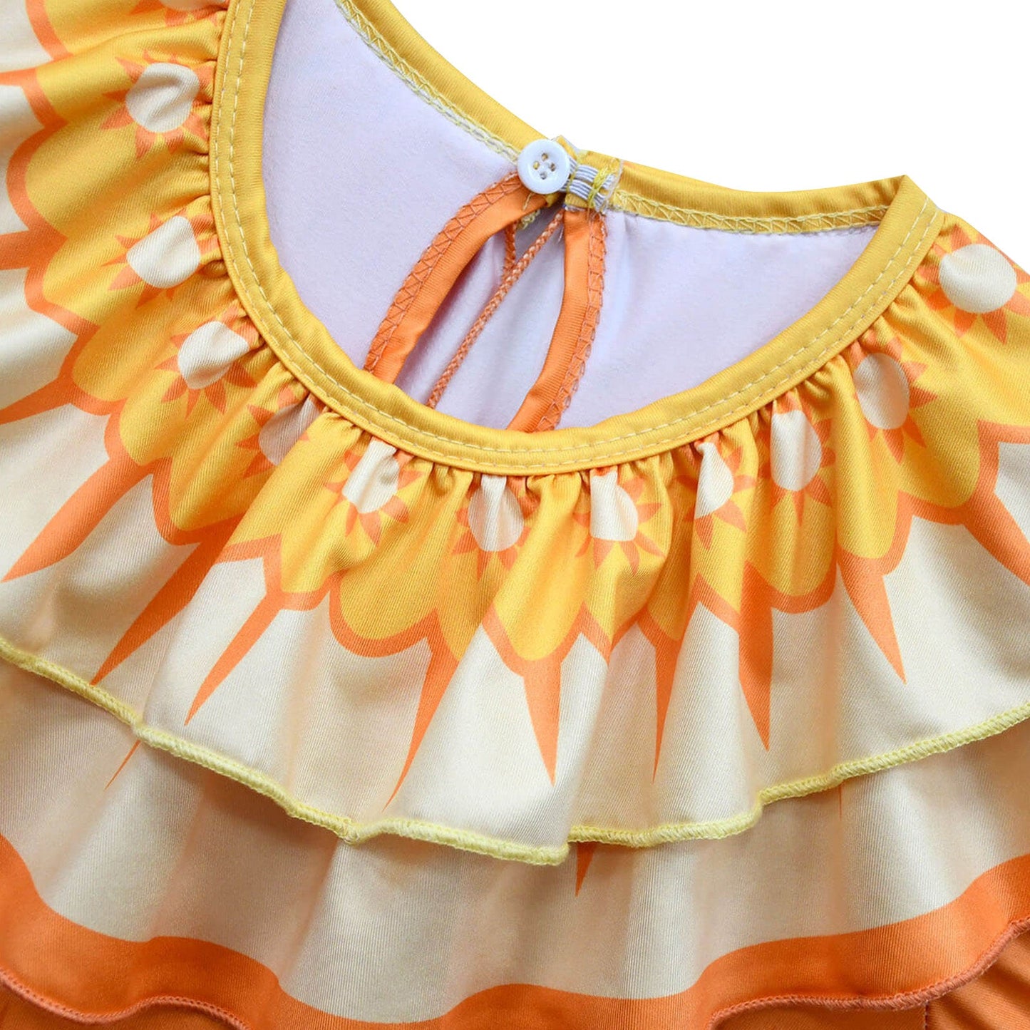 Girls Pepa Dress Fancy Pepa Madrigal Party Cosplay Outfit for Kids Halloween Costume