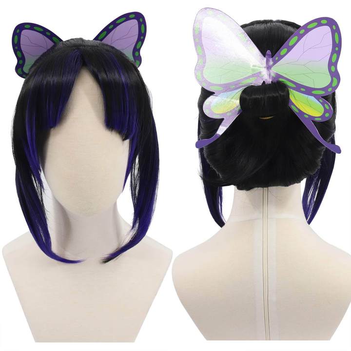 Shinobu Kocho Cosplay Costume Anime Shinobu Kinomos Full Set Halloween Costumes