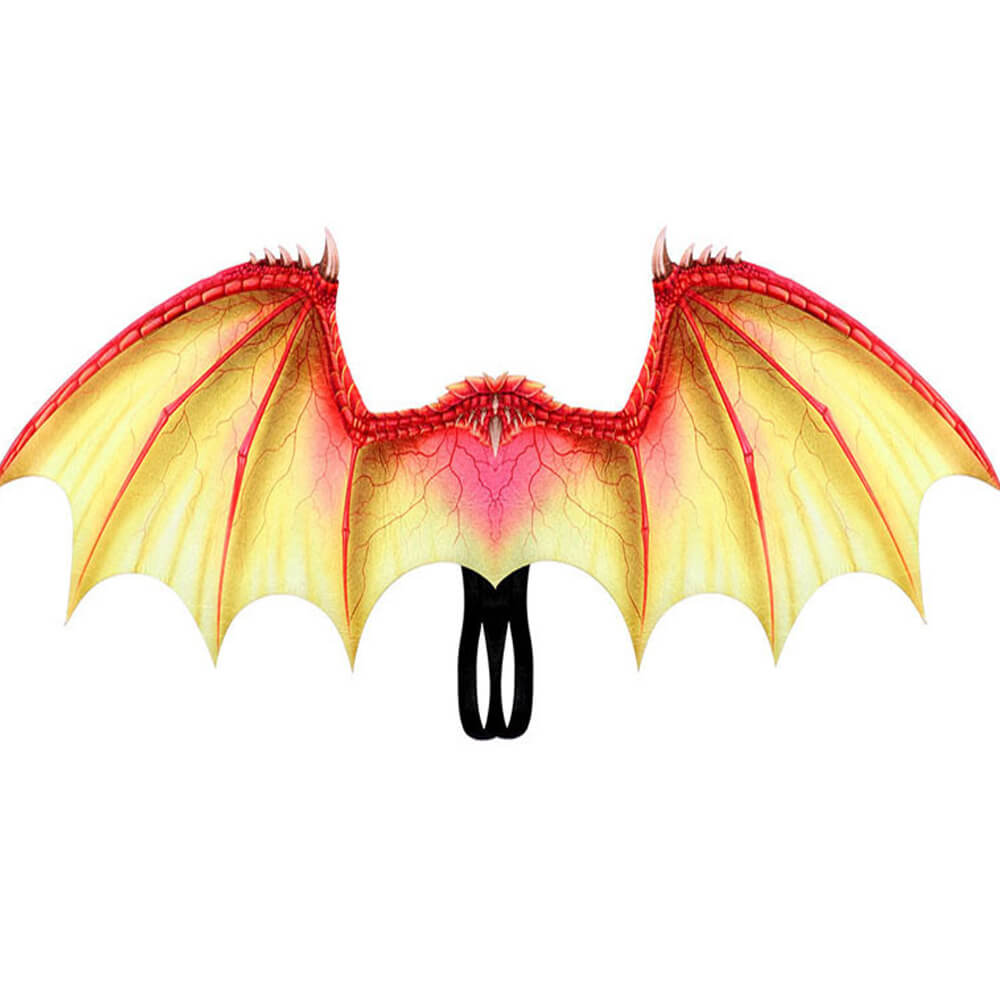 Kids Dragon Wings T-rex PU Mask Set Dinosaur Cosplay Costume Props for Halloween Dress Up