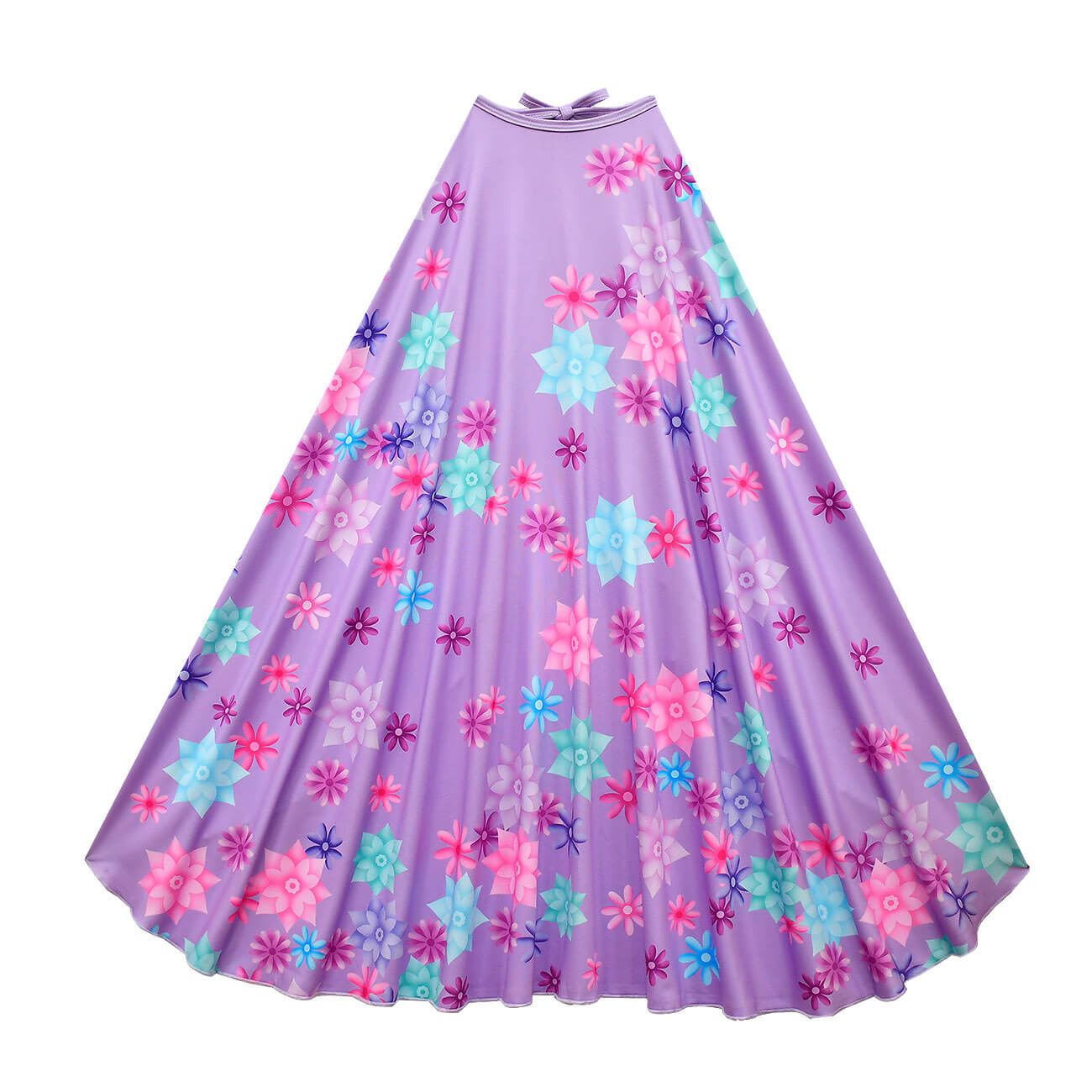 Flower Princess Isabela Costume Girls Mardrigal Magic Cosplay Dress with Bag and Cloak