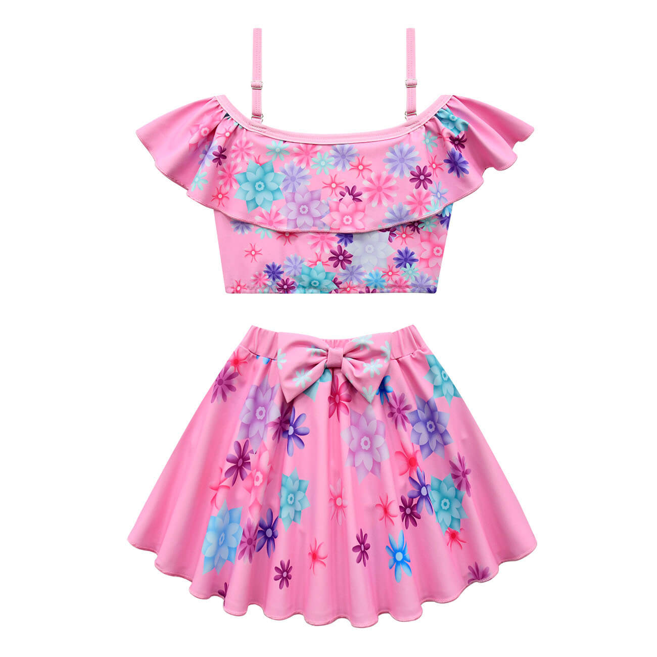Kids Isabela Swimwear Dress Family Madrigal Cosplay Bathing Suit