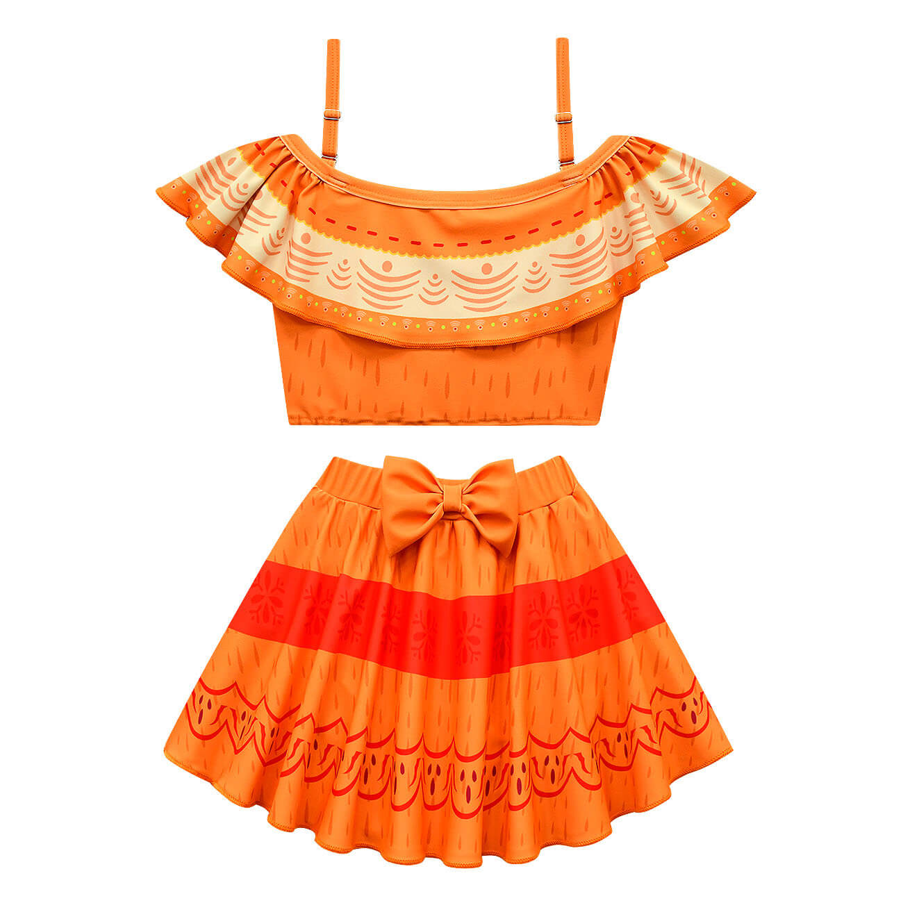 Kids Isabela Swimwear Dress Family Madrigal Cosplay Bathing Suit