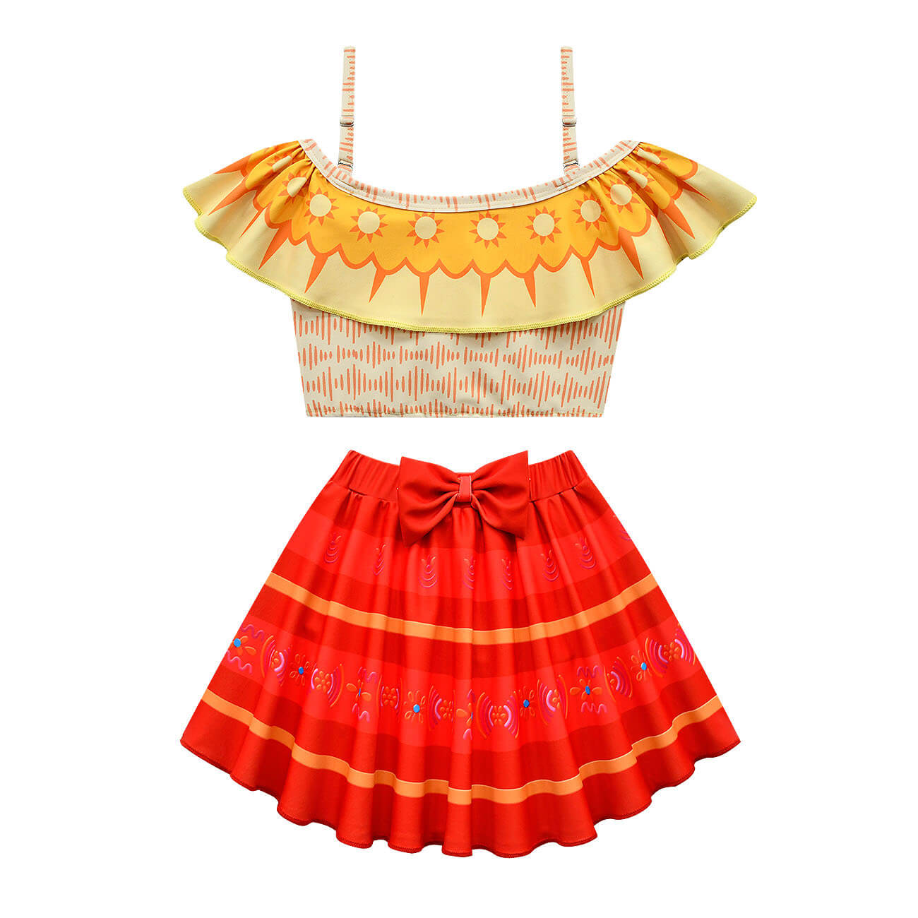 Kids Isabela Swimwear Dress Family Madrigal Cosplay Bathing Suit