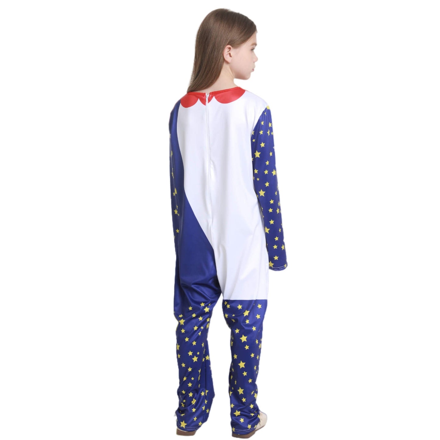 Kids Sundrop/Moondrop FNAF Costume Halloween Cosplay Jumpsuit Mask Gloves Full Set for Boys Girls