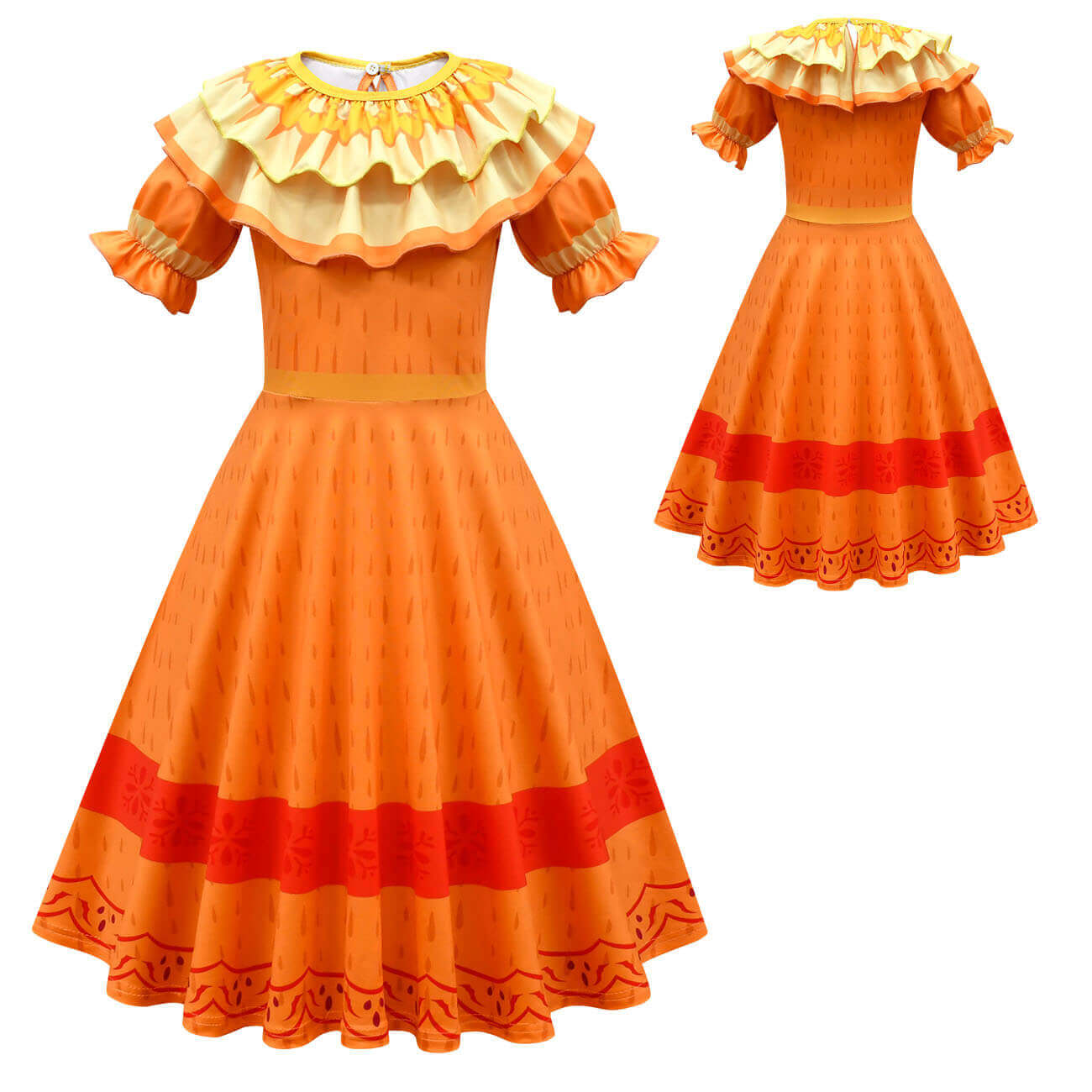 Magical Family Dresses Mirabel Isabela Dress Adult Princess Dress Pepa Luisa Madrigal Family Cosplay Costume