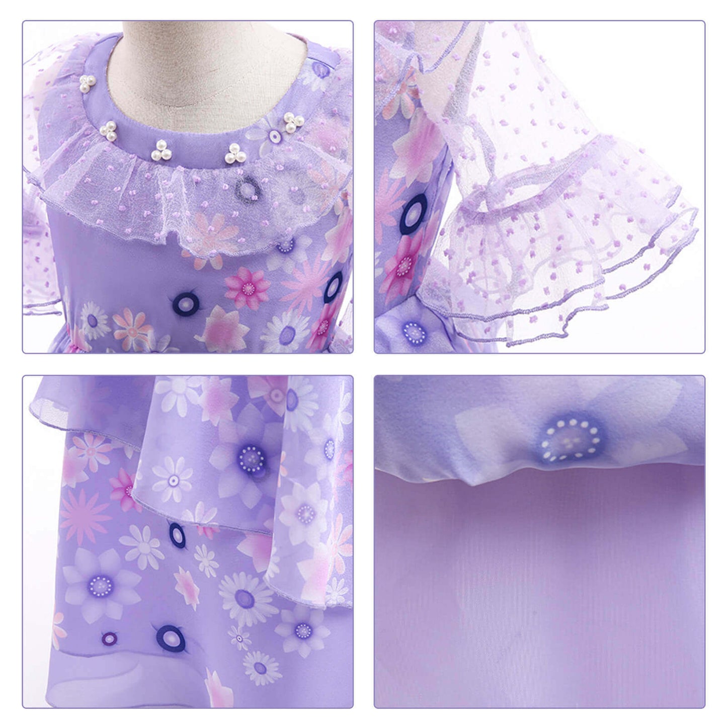 Magical Family Dresses Mirabel Isabela Dress Adult Princess Dress Pepa Luisa Madrigal Family Cosplay Costume