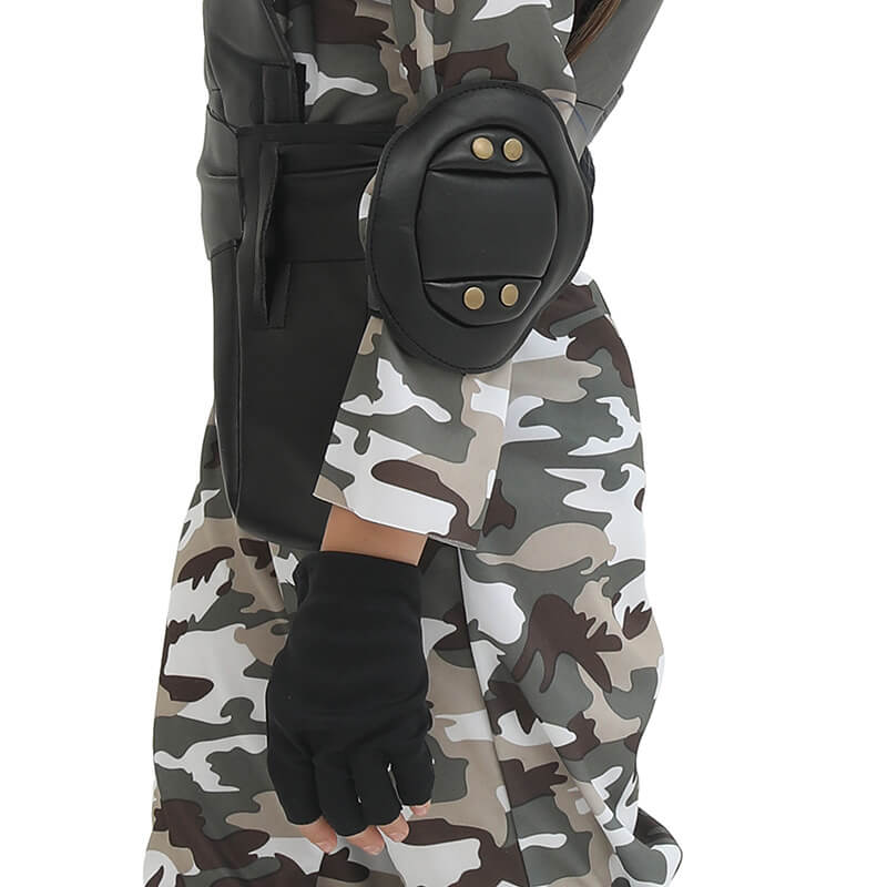 Kids SWAT Costume Tactical Vest Helmet and Camouflage Suit Police Outfit SWAT Team Role Play Set