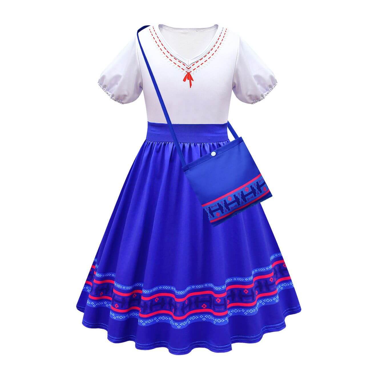 Kids Luisa Dress Madrigal Girl Cosplay Costume Super-Jacked Strength Hero Luisa Costume
