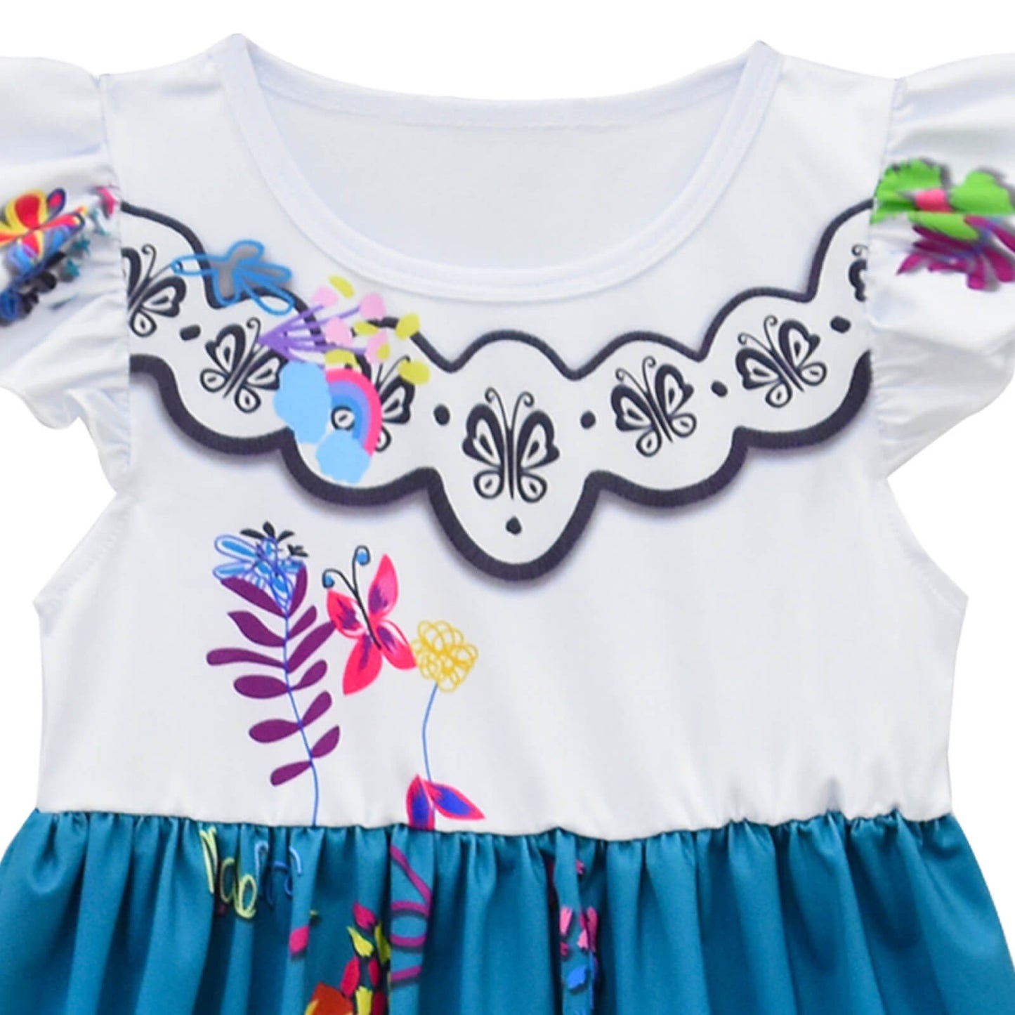 Girl's Mirabel Dress Party Carnival Halloween Mirabel Madrigal osplay Costume