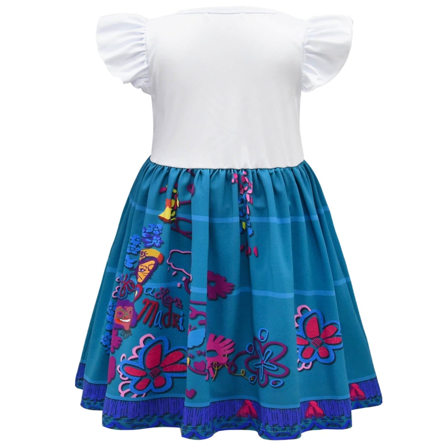 Girl's Mirabel Dress Party Carnival Halloween Mirabel Madrigal osplay Costume