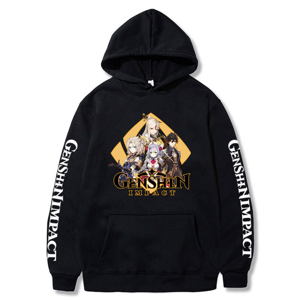 Teens and Adult Genshin Impact Costume Hoodie Long Sleeve Sweatshirt for Men and Women