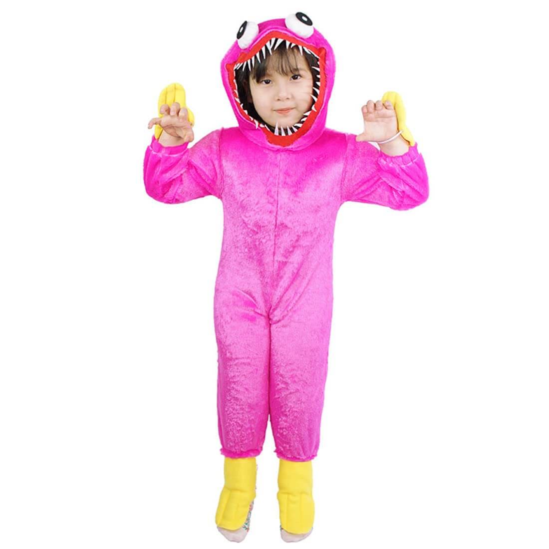 Kids Poppy Playtime Cosplay Outfit Huggy Wuggy Costume Plush Party Clothes Set