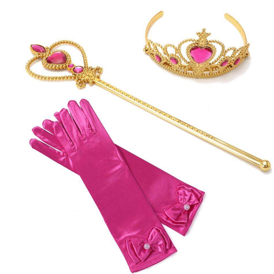 Girls Hot Pink Princess Dress Fairy Tale Princess Costumes
