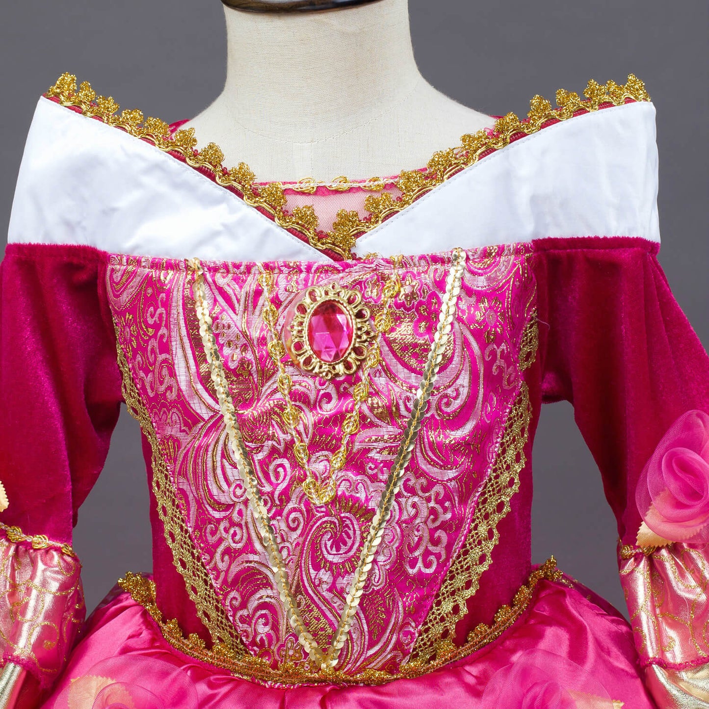 Girls Hot Pink Princess Dress Fairy Tale Princess Costumes