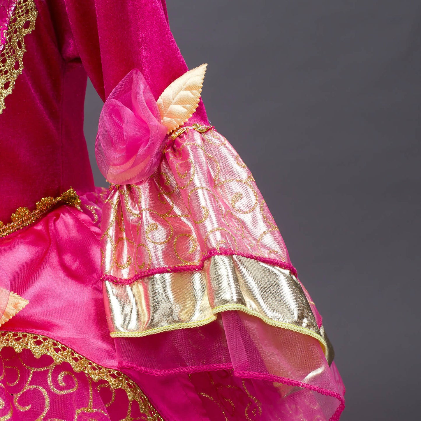 Girls Hot Pink Princess Dress Fairy Tale Princess Costumes