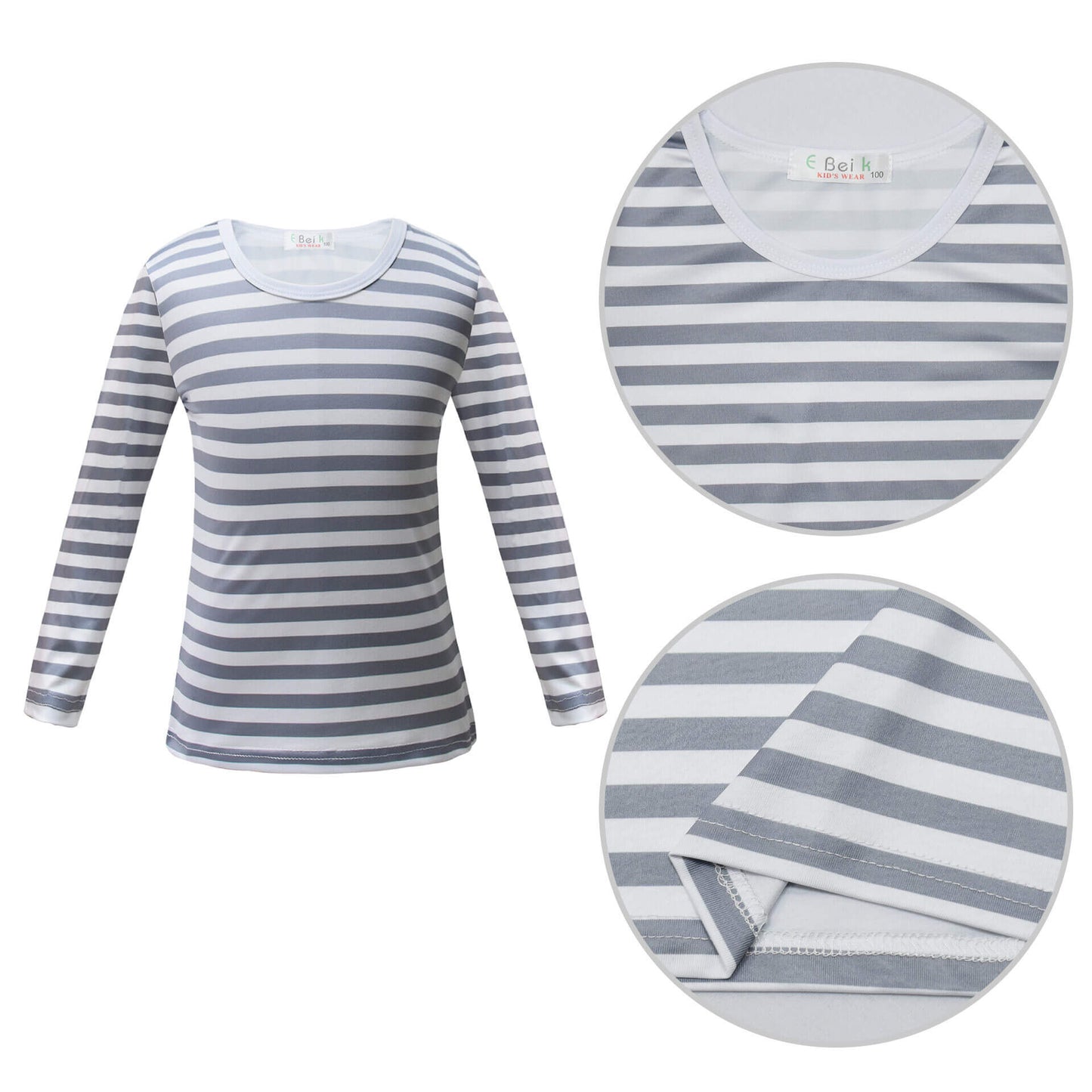 Girls M3gan Costume Long Sleeve Shirt and Dress 2pcs Suit AI Doll M3GAN Outfit Wig for Cosplay