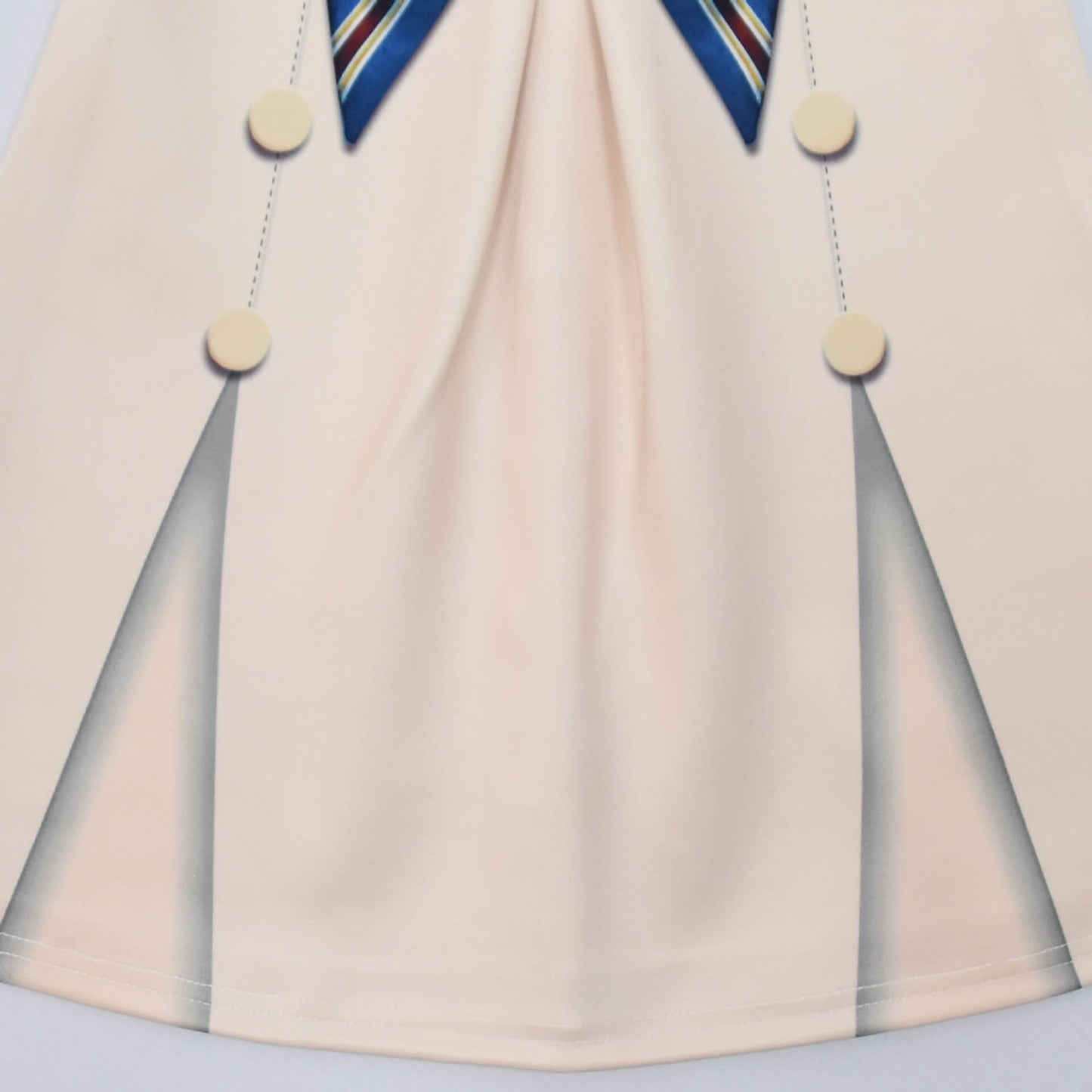 Girls M3gan Costume Long Sleeve Shirt and Dress 2pcs Suit AI Doll M3GAN Outfit Wig for Cosplay