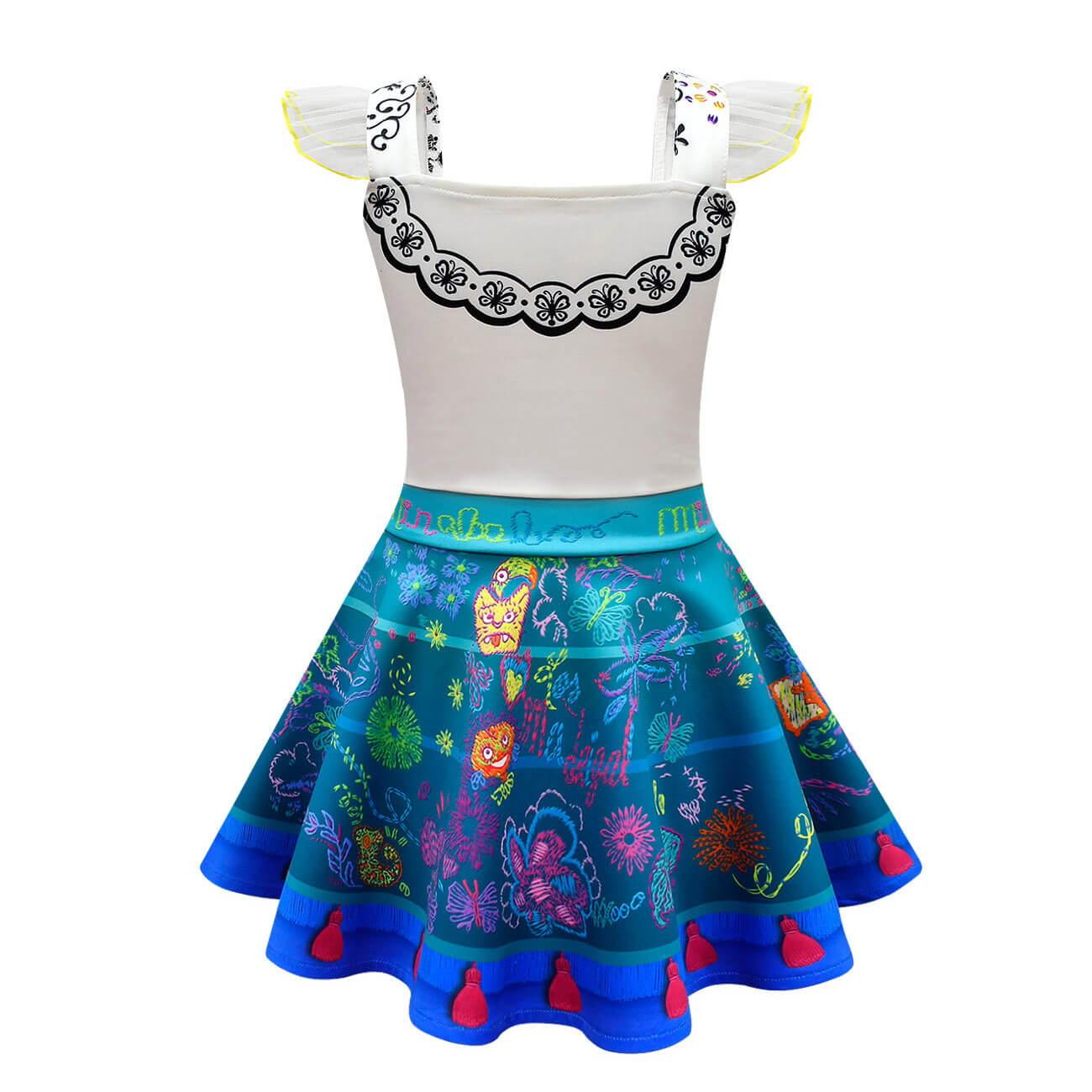 Kids Mirabel Off Shoulder Summer Dress with Bag for Age 2+