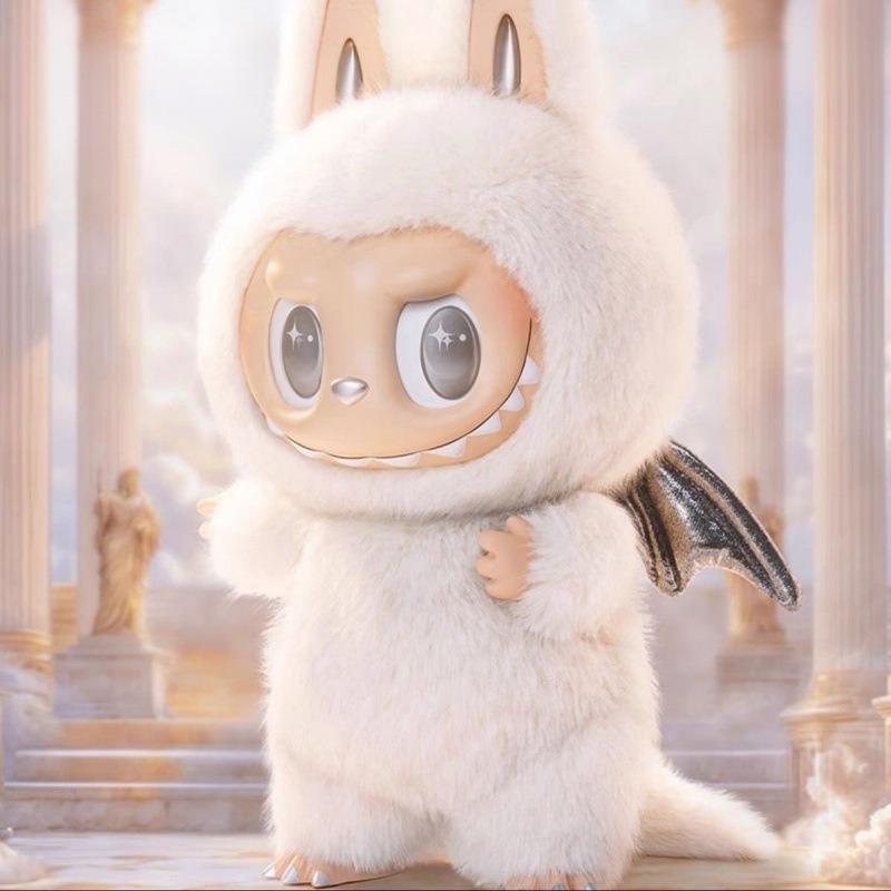 6.7in Labubu Keychain Plush Doll Spooky Monster Staffed Labubu Pumpkin Toy
