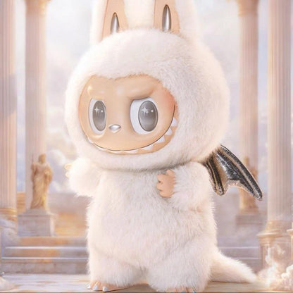 6.7in Labubu Keychain Plush Doll Spooky Monster Staffed Labubu Pumpkin Toy