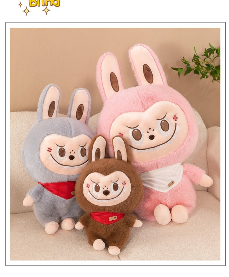 23″ Labubu Plush Toy Big Adorable Labubu Doll The Monsters with Bunny Ear
