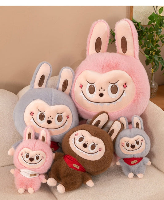 23″ Labubu Plush Toy Big Adorable Labubu Doll The Monsters with Bunny Ear