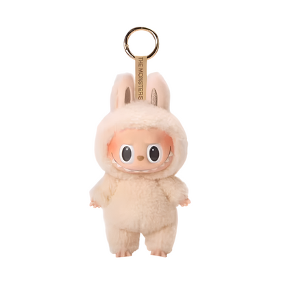 6.7" Labubu Keychain Plush Doll Toy Exciting Macaron Vinyl Face Labubu Plush Keychains