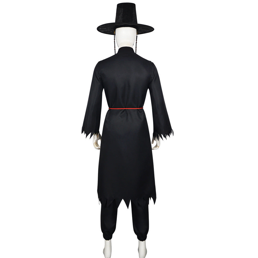 KPop Black Stage Outfit  “Your Idol” Performance Full Set For Boys and Men Party Cosplay Costume
