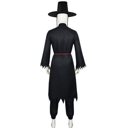 KPop Black Stage Outfit  “Your Idol” Performance Full Set For Boys and Men Party Cosplay Costume