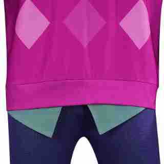 KPop Fashion Stage Performance Outfit Pink Top and Navy Jeans Cosplay Full Set for Boys and Men