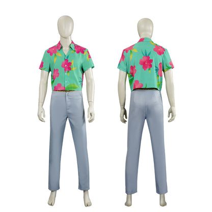 Abby Green Shirt and Pants Suit KPop Fashion Men's Cosplay Costume
