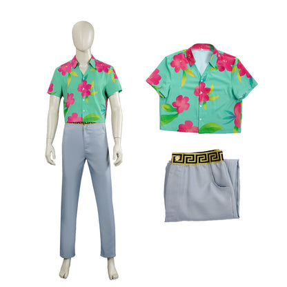 Abby Green Shirt and Pants Suit KPop Fashion Men's Cosplay Costume