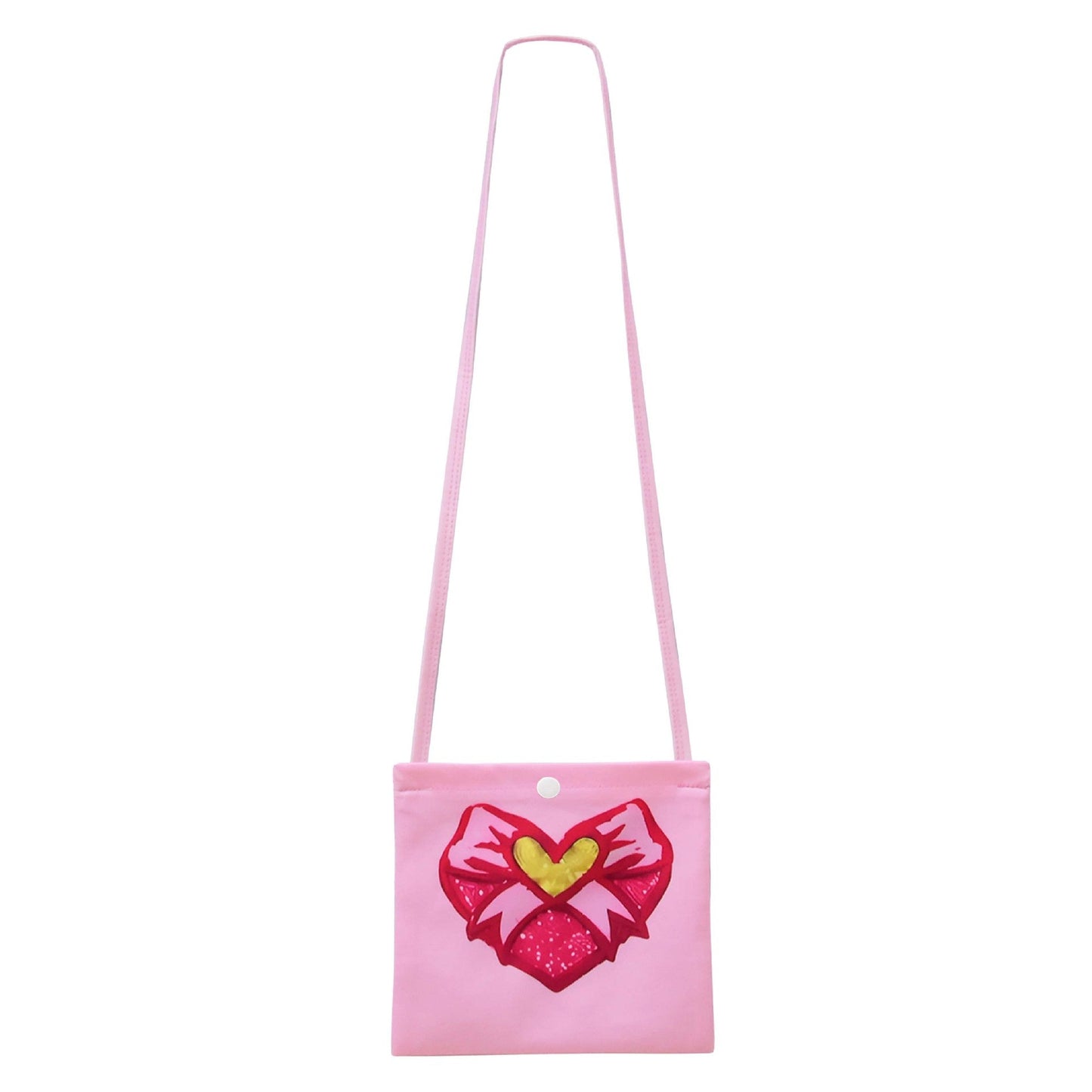 Toddler Girls Pink Princess Dress and Crossbag 2pcs Suit for Cosplay Events