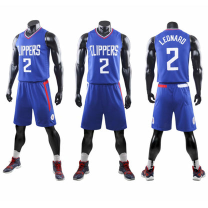 Maillots LEONARD #2 Uniforme de Basketball Maillot et Short Leonard